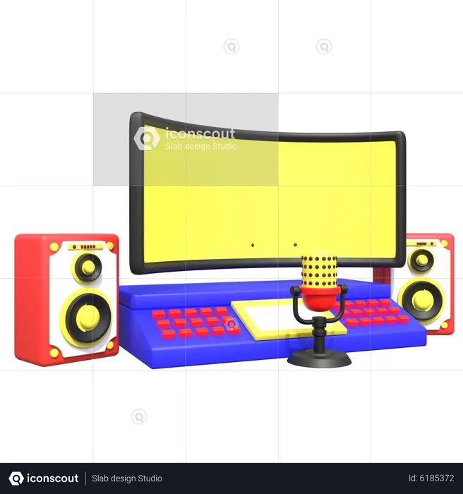 Studio Recorder  3D Icon