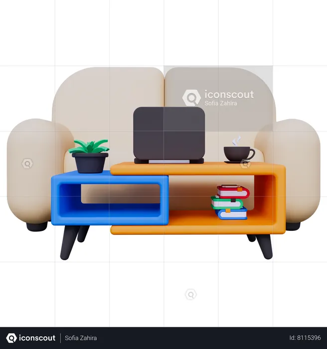 Study at Home  3D Icon