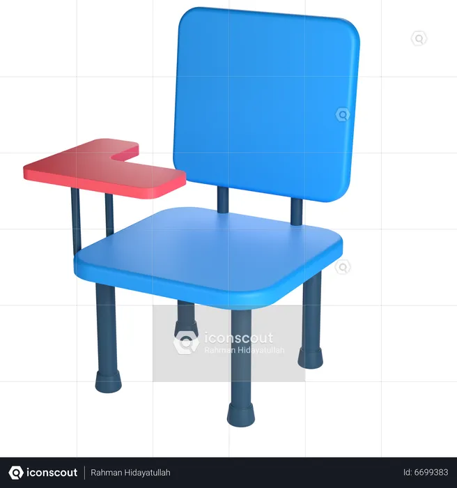 Study Chair  3D Icon