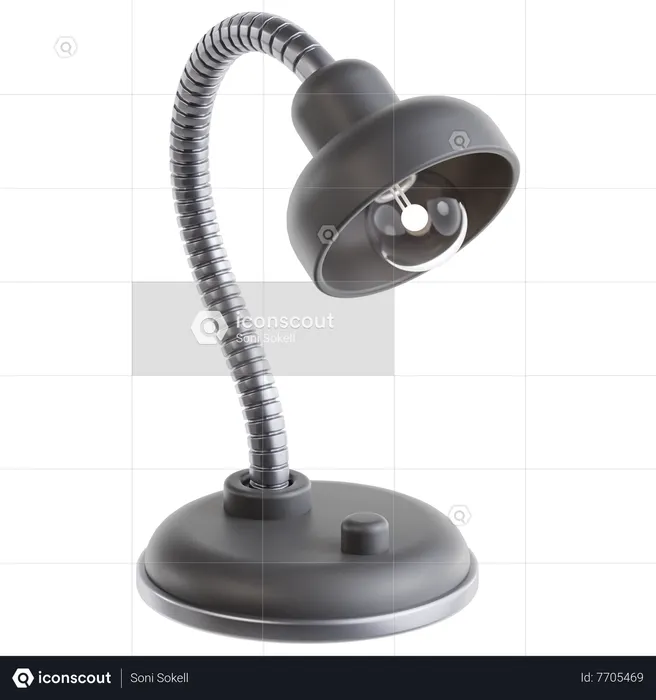 Study Lamp  3D Icon