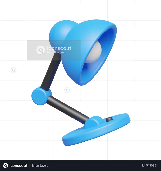 Study Lamp  3D Icon