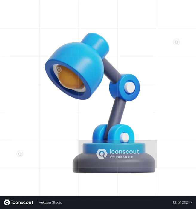 Study Lamp  3D Icon