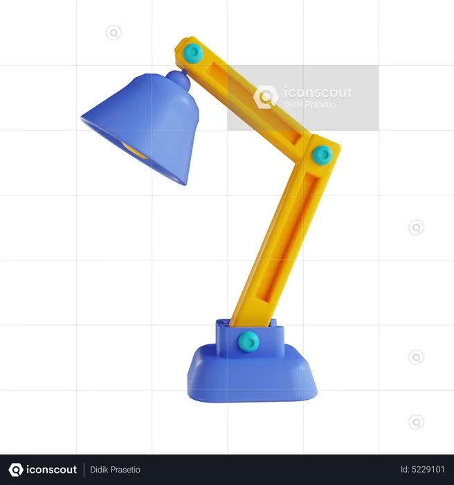 Study Lamp  3D Icon