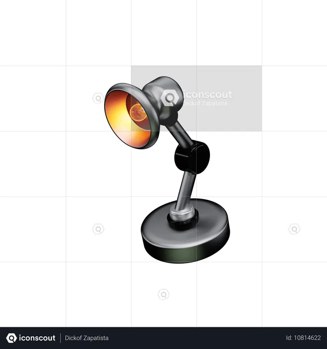 Study Lamp  3D Icon