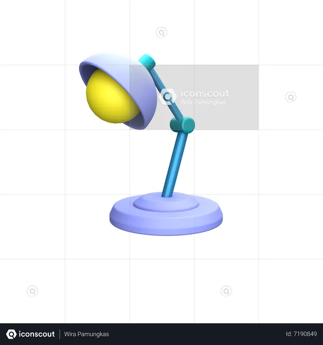 Study Lamp  3D Icon