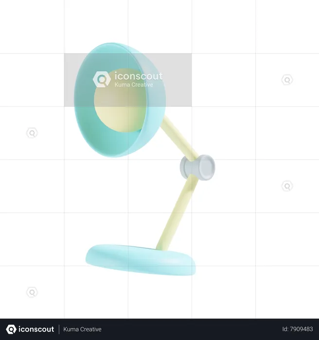 Study Lamp  3D Icon