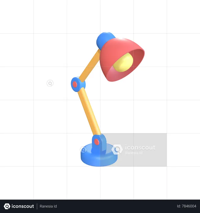 Study Lamp  3D Icon