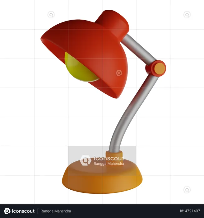 Study Lamp  3D Illustration