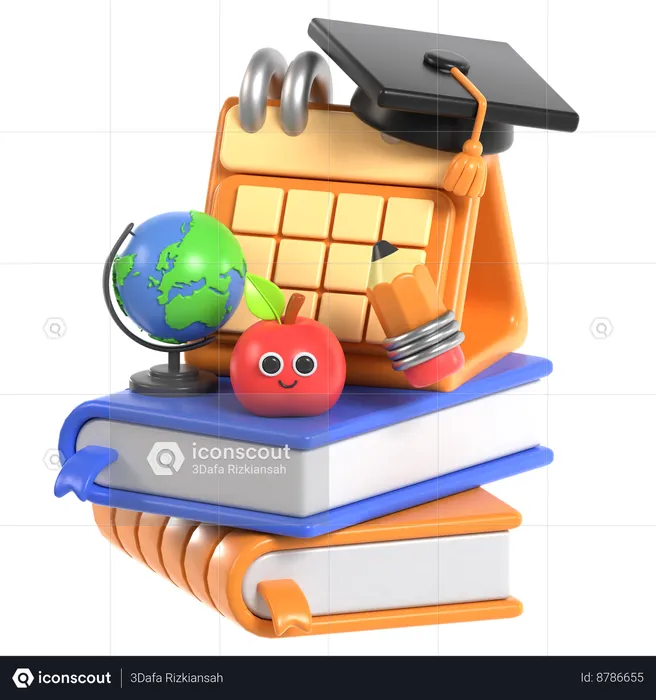Study Schedule  3D Icon