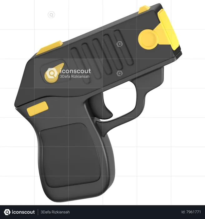Stun Gun  3D Icon