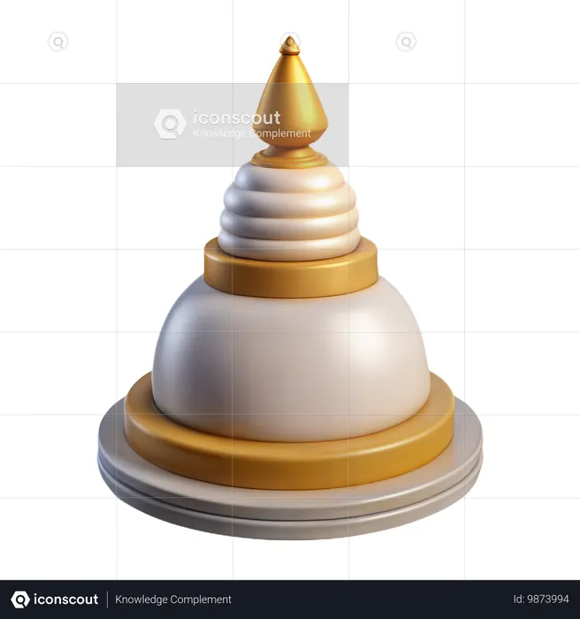 Stupa  3D Icon