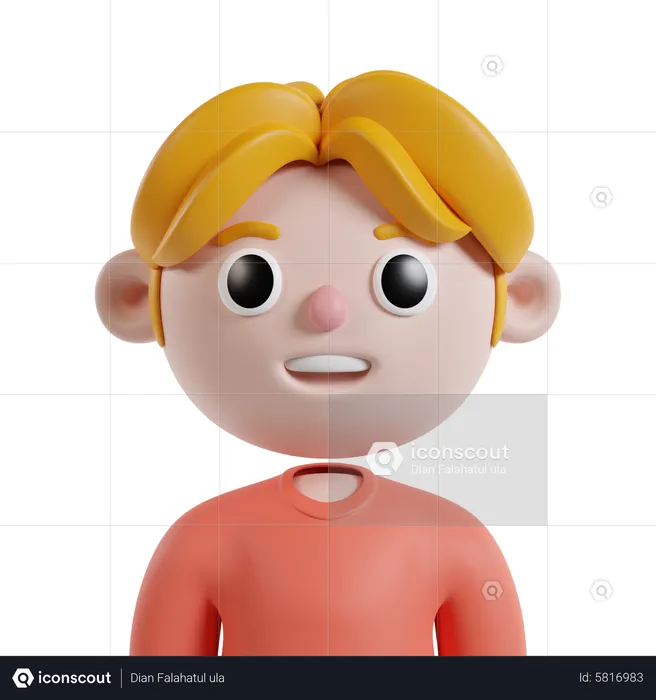 Stylist Boy  3D Icon