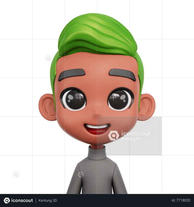 Cartoon Stylized 3D Avatar Pack Graphic by Kentung3D · Creative Fabrica