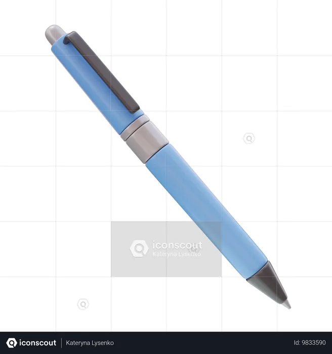 Stylo  3D Icon