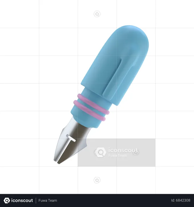 Stylo plume  3D Icon