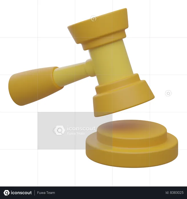 Subasta  3D Icon