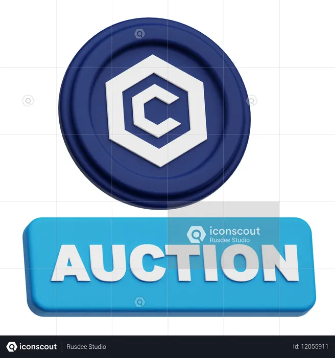 Subasta de cronos  3D Icon