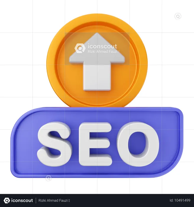 Subir seo  3D Icon