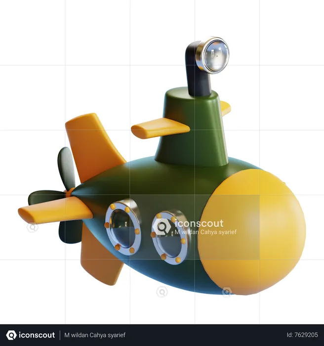 SUBMARINE  3D Icon