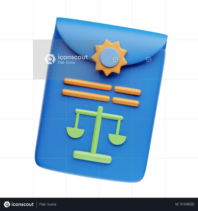 Subpoena  3D Icon