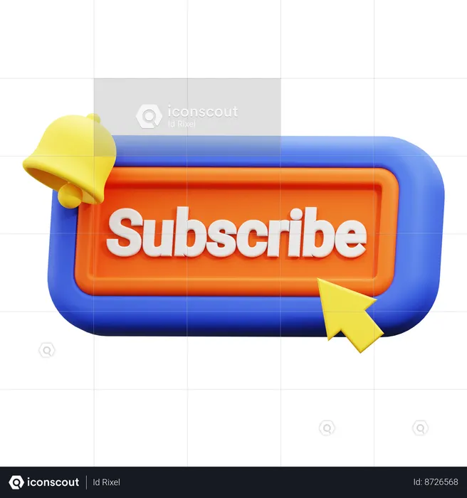 Subscribe  3D Icon