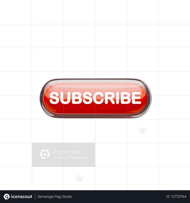 Subscribe  3D Icon