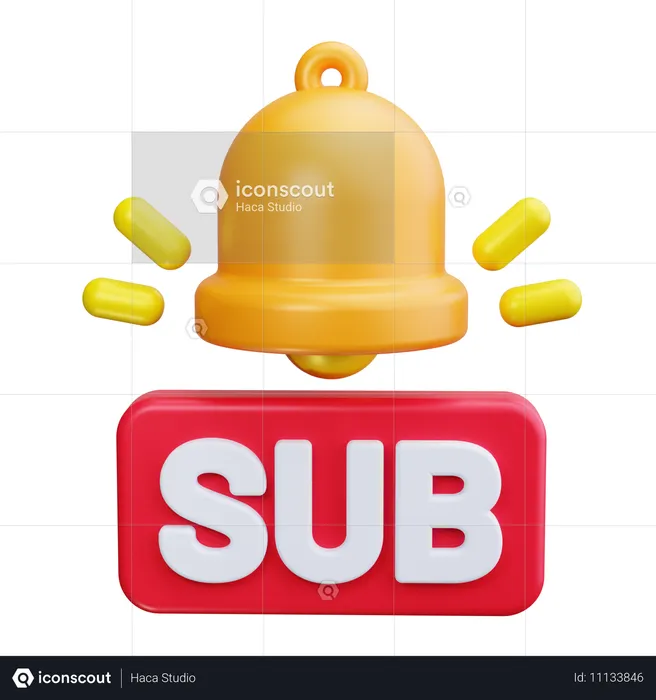 Subscribe  3D Icon