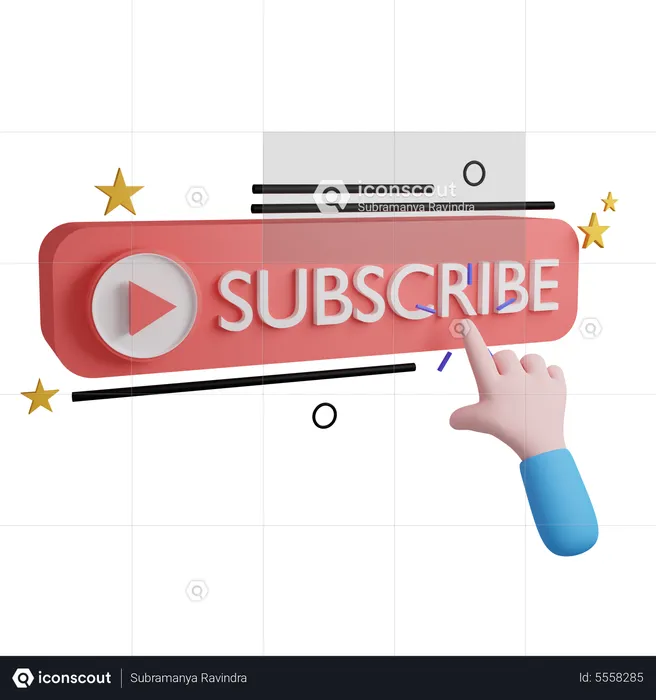 Subscribe  3D Icon