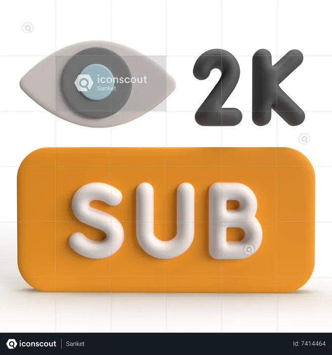 Subscribe  3D Icon