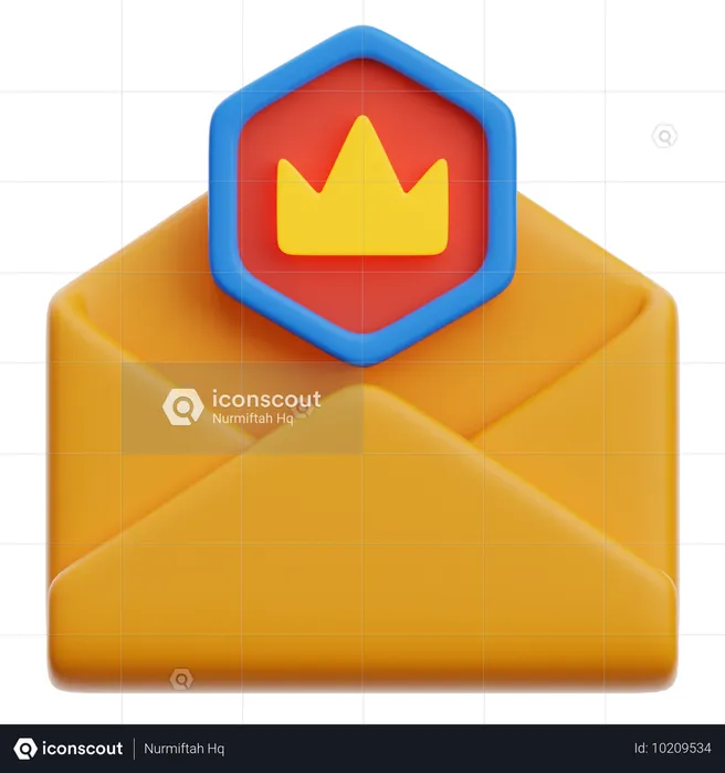 Subscription Email  3D Icon