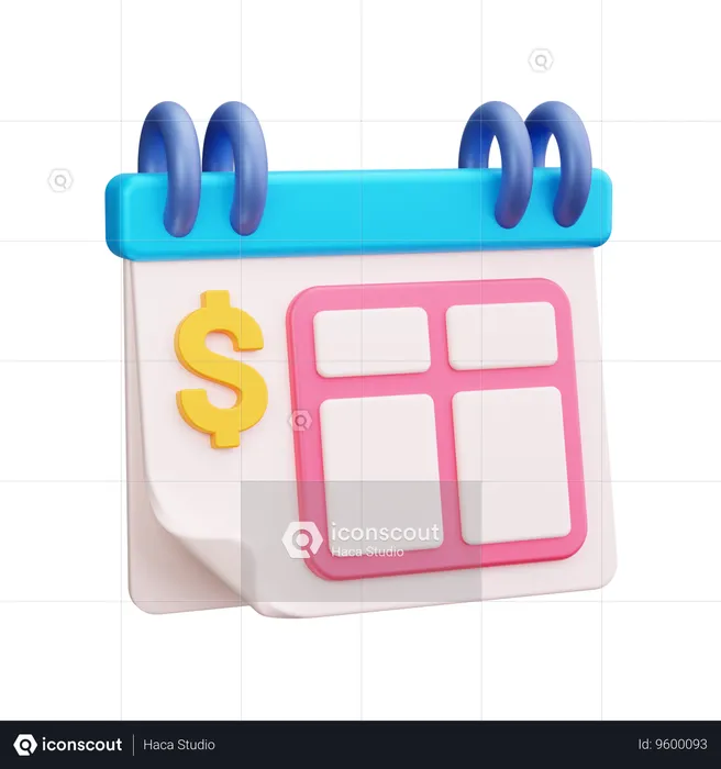 Subscription Model  3D Icon