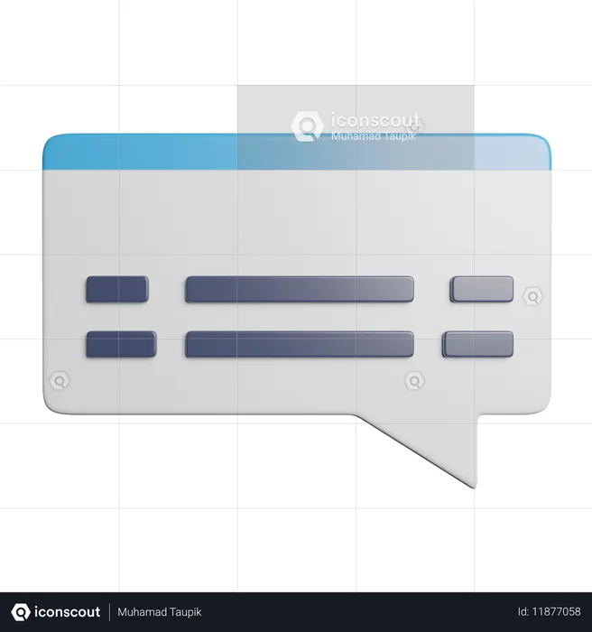 Subtitles  3D Icon