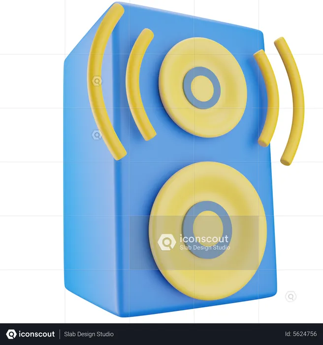 Altavoz de subgraves  3D Icon