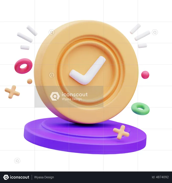 Success  3D Icon