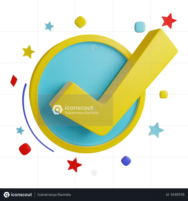 Success  3D Icon