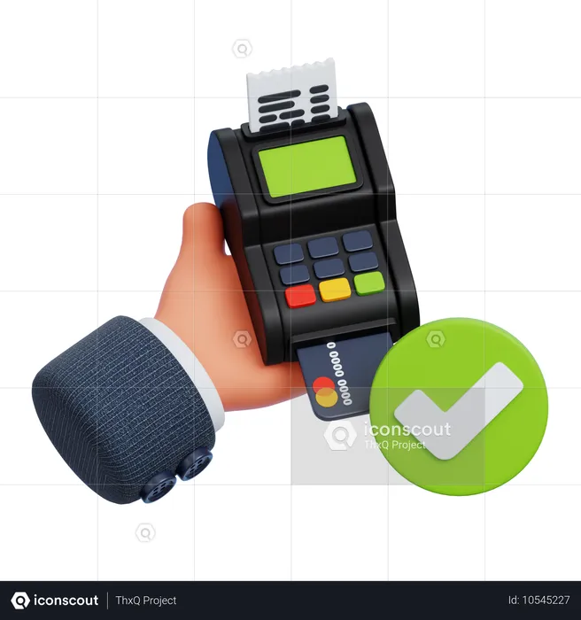 Success Edc Payment  3D Icon