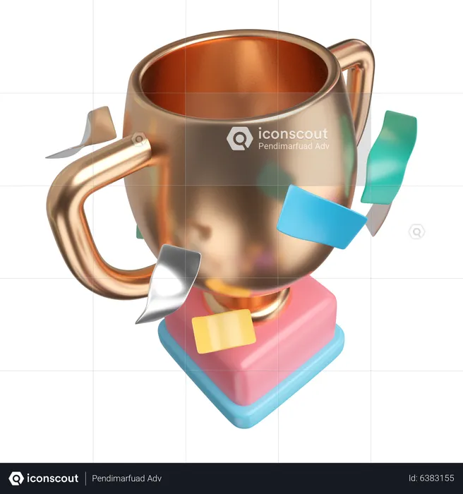 Success Trophy  3D Icon