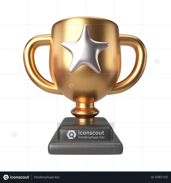 Success Trophy  3D Icon