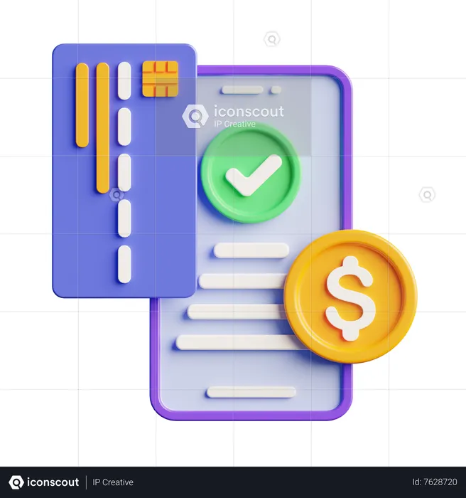 Successful Payment  3D Icon