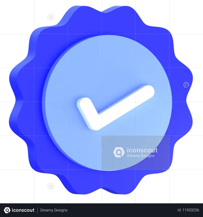 Successfully Done  3D Icon