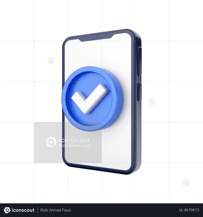 Successfully Done  3D Icon