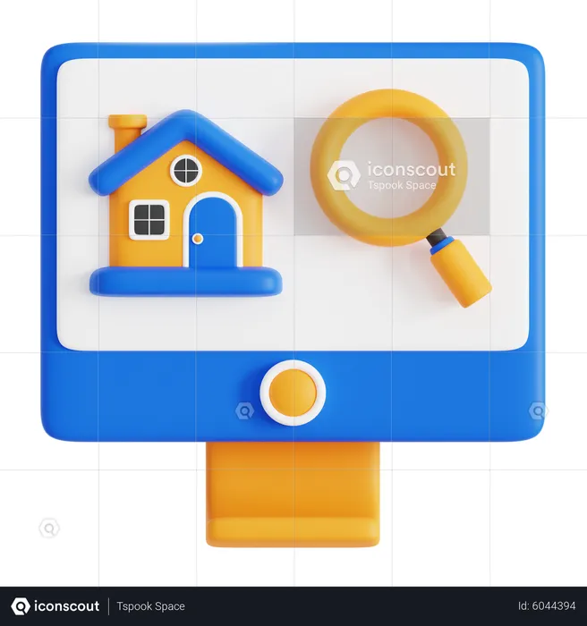 Immobiliensuche  3D Icon