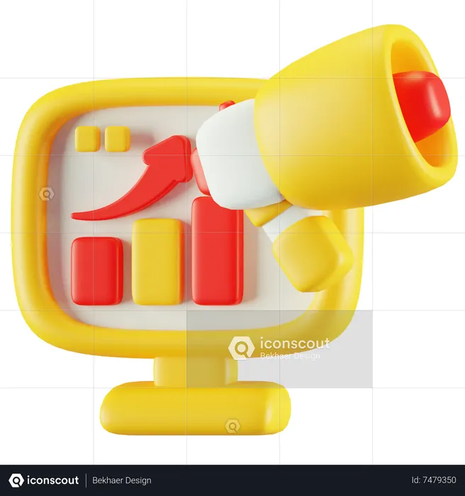 Suchmaschinenmarketing  3D Icon