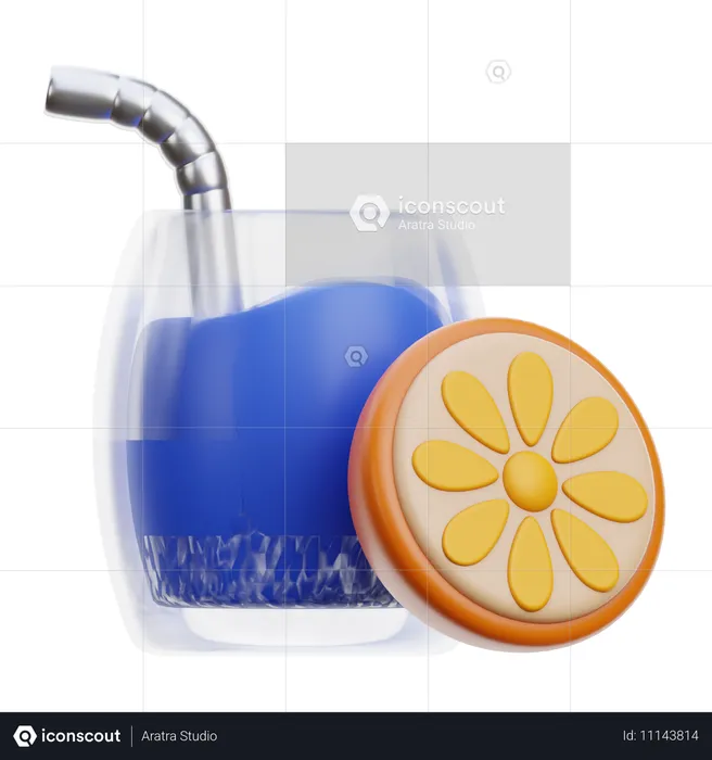 Suco  3D Icon