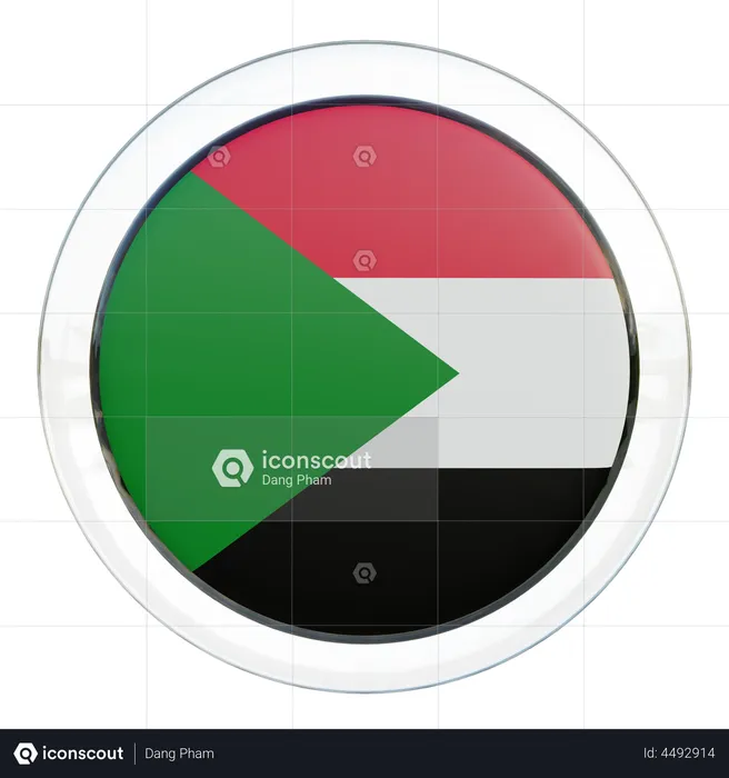 Sudan Flag Flag 3D Flag