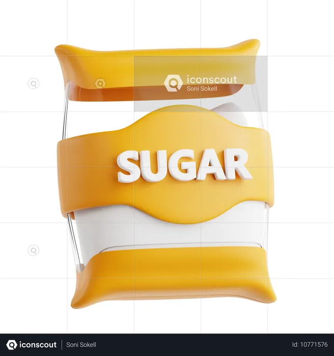 Sugar  3D Icon