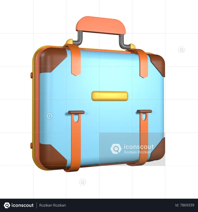 Suitcase  3D Icon