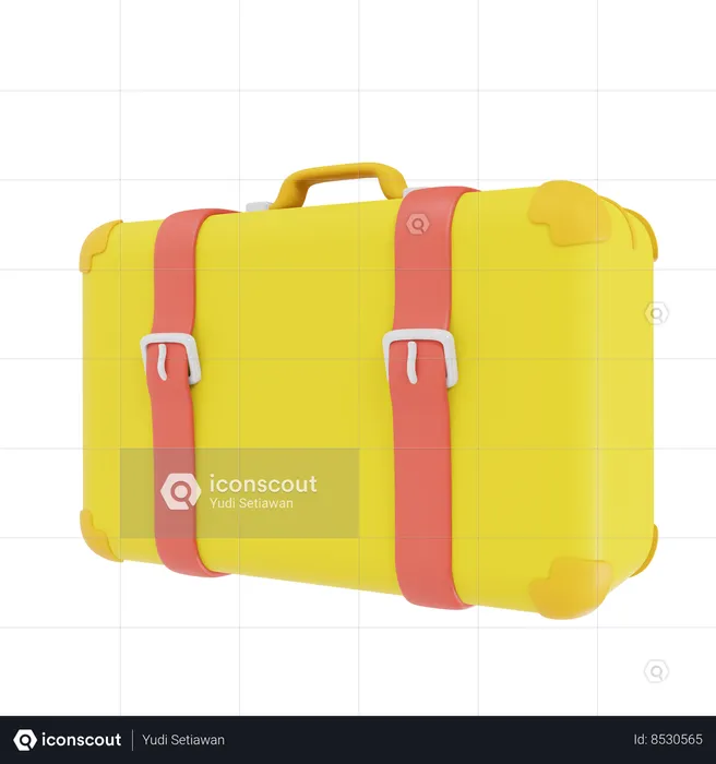 Suitcase  3D Icon