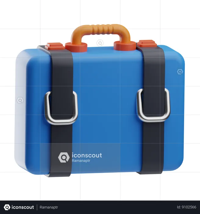 Suitcase  3D Icon