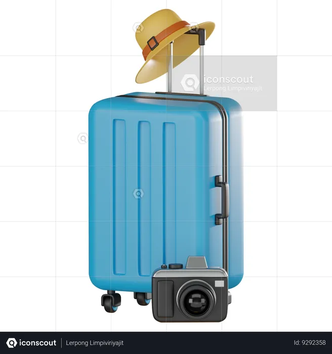 Suitcase  3D Icon